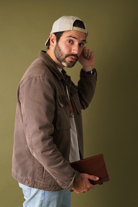 Studio portrait of Alfonso V. Acuña